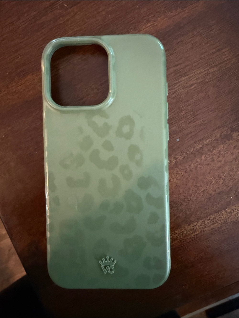 Velvet Caviar Green Leopard Print iPhone Case - iPhone 16 pro max